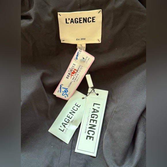 L'AGENCE ~ The Chamberlin Midnight Blazer NWT {2} - Picture 5 of 6